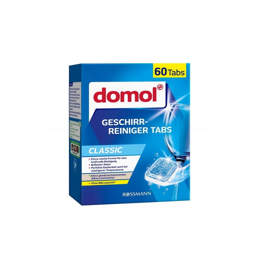DOMOL Bulaşık Makinesi Tableti Klasik 60 Adet Bulaşık Yıkama Fiyatı