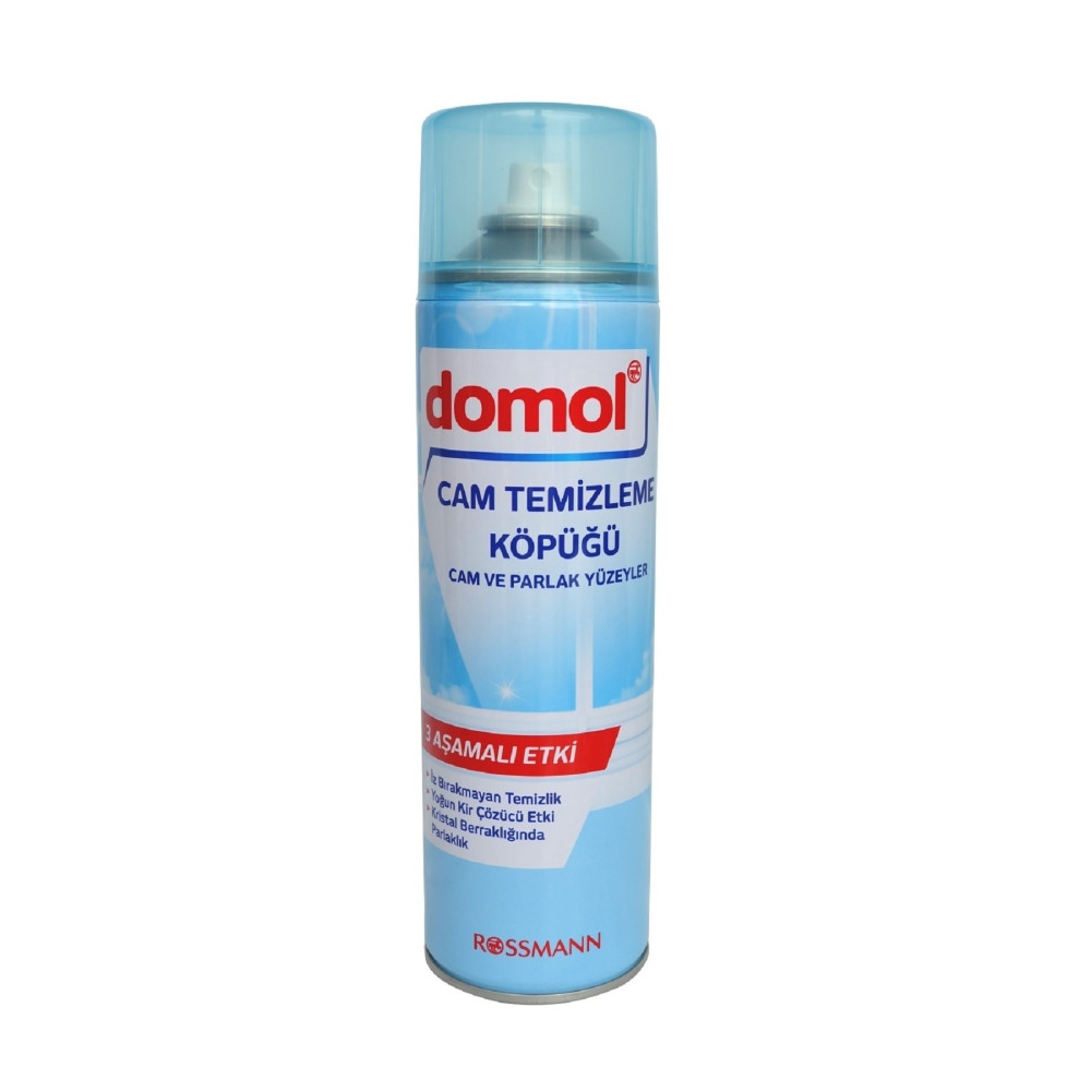 DOMOL Cam Temizleme Köpüğü Cam Ve Parlak Yüzeyler 500 Ml Parlatıcı ve Temizleyiciler Fiyatı