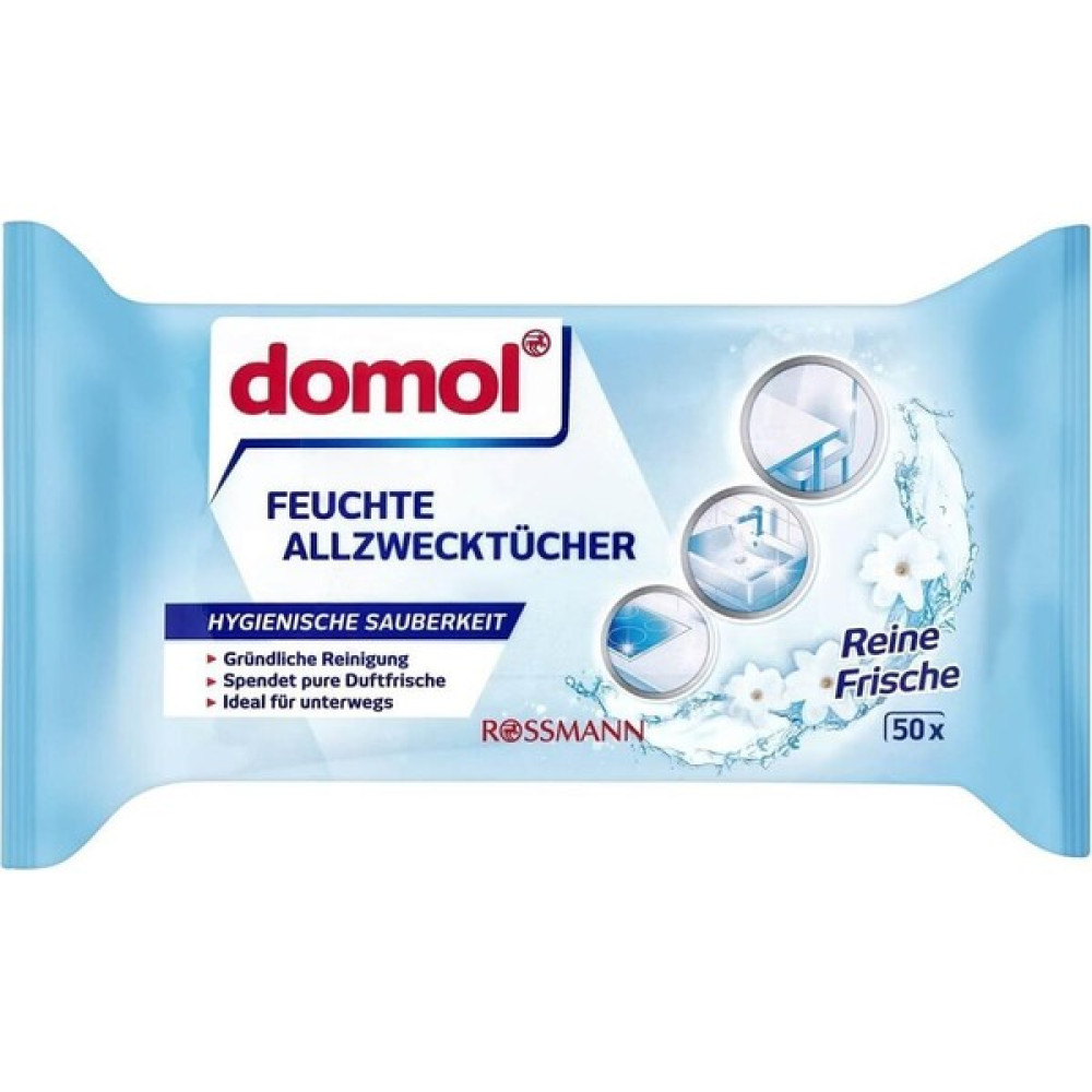 Domol Islak Temizlik Bezi Çok Amaçlı Ferahlık 50'li - Gri - Standart Oto Boyaları Fiyatı