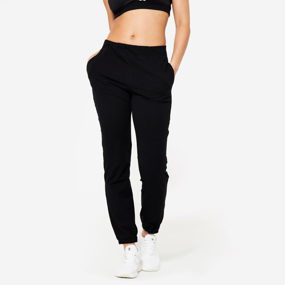 Domyos Kadın Siyah Regular Eşofman Altı 100 - Fitness Hafif Antrenman Fitwear (Kondisyon Giyim) Fiyatı