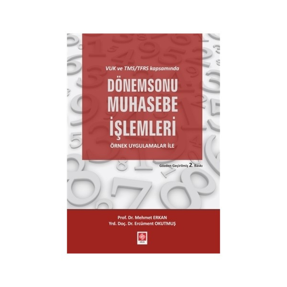 Dönemsonu Muhasebe İşlemleri - Mehmet Erkan - Ercüment Okutmuş Muhasebe Finans Kitapları Fiyatı
