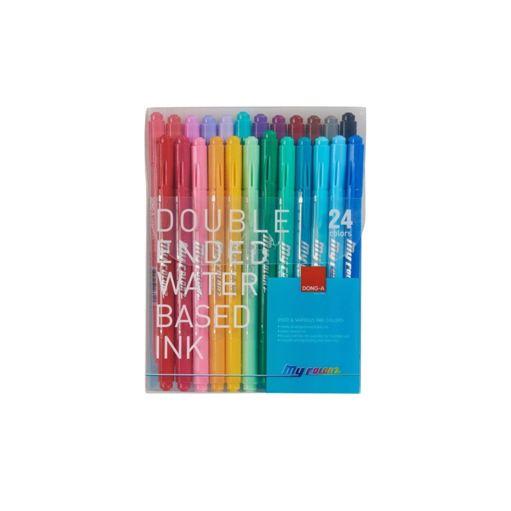 Dong-A My Color 2 Cift Taraflı Keçeli 24 Renk Set Keçe Uçlu Kalem Fiyatı