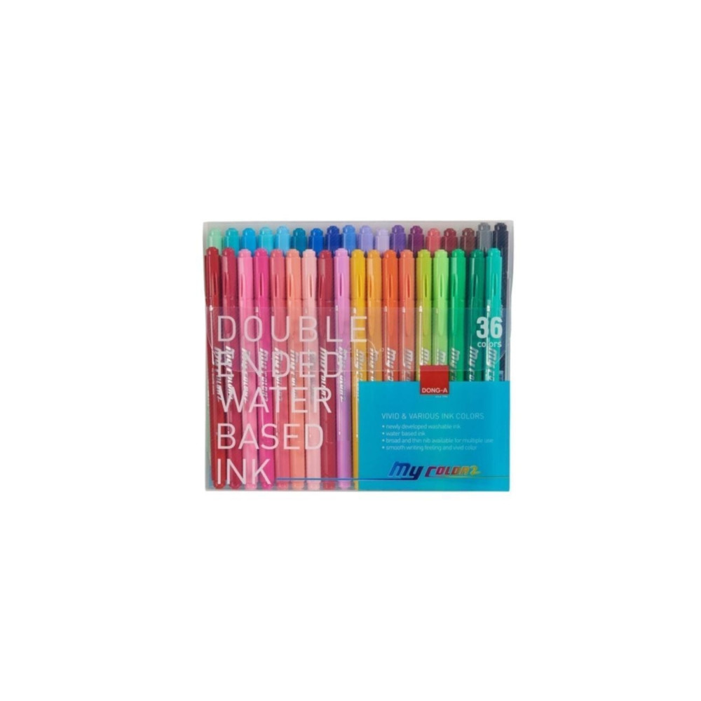 Dong-A My Color 2 Çift Taraflı Keçeli 36 Renk Set Keçe Uçlu Kalem Fiyatı