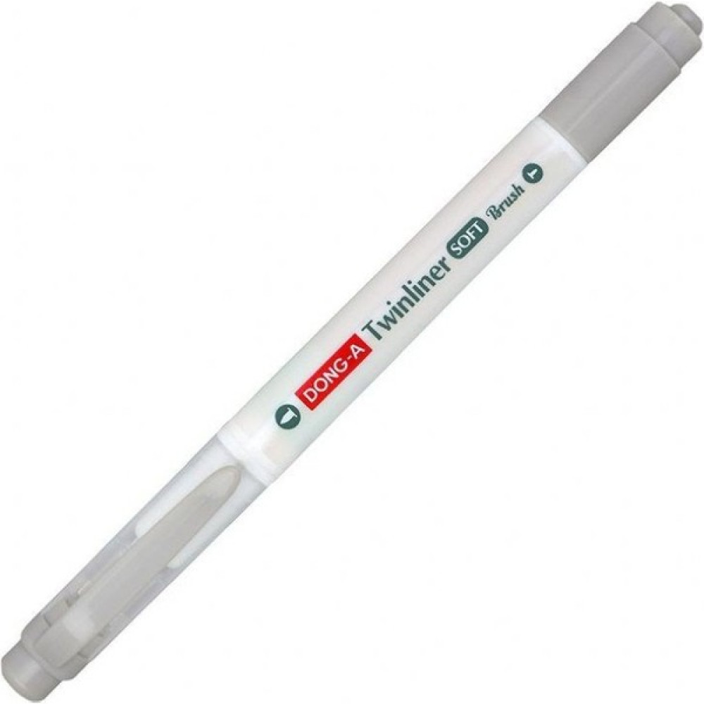 Dong-A Twinliner Soft Fosforlu Fırçalı Kalem - Açık Gri Fosforlu Kalem Fiyatı