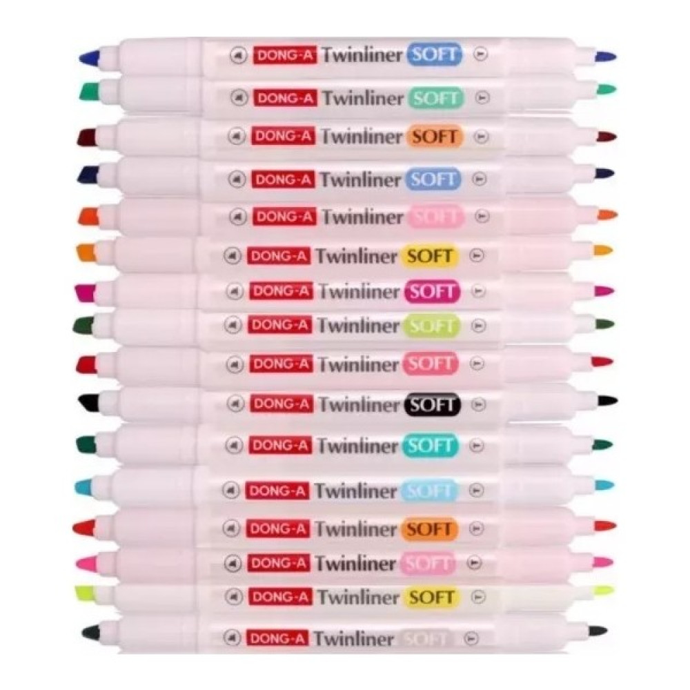 Dong-A Twinliner Soft Fosforlu Kalem 16'lı Fosforlu Kalem Fiyatı