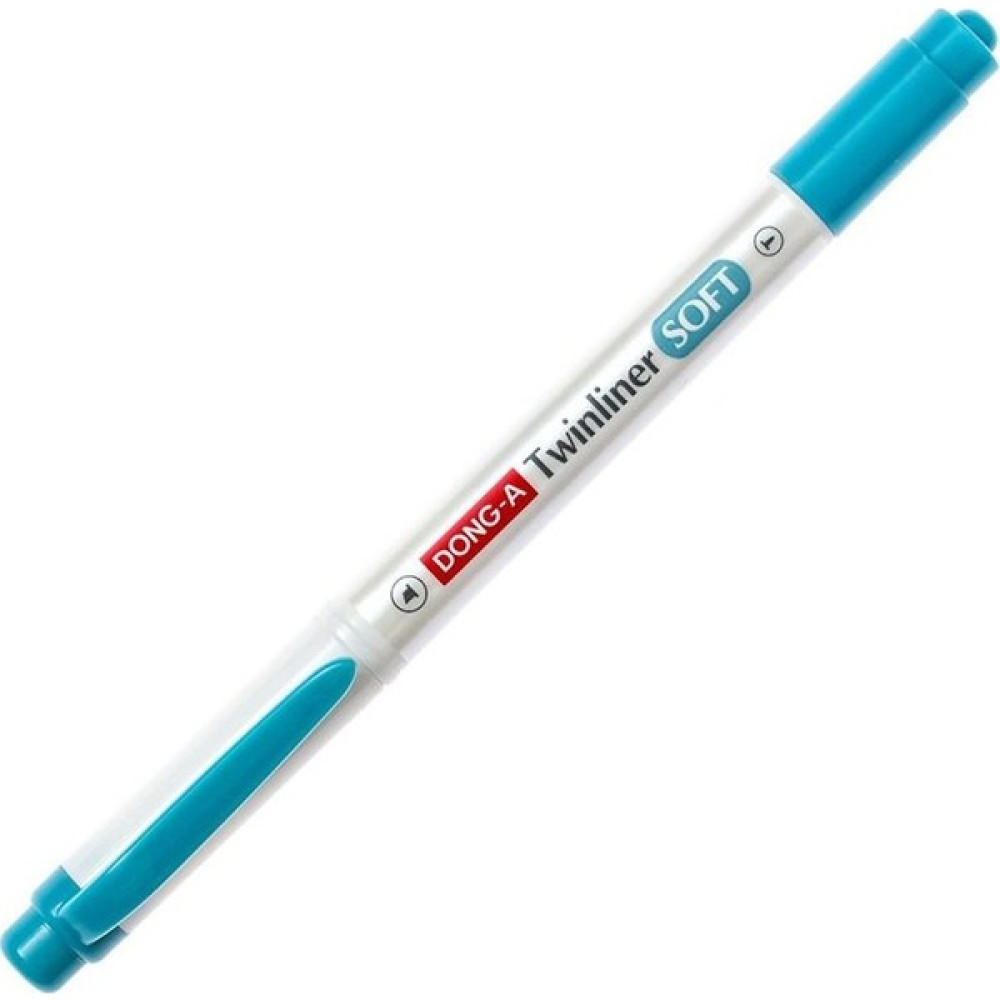 Dong-A Twinliner Soft Fosforlu Kalem Duman Mavi No:49 - Koyu Mavi Fosforlu Kalem Fiyatı