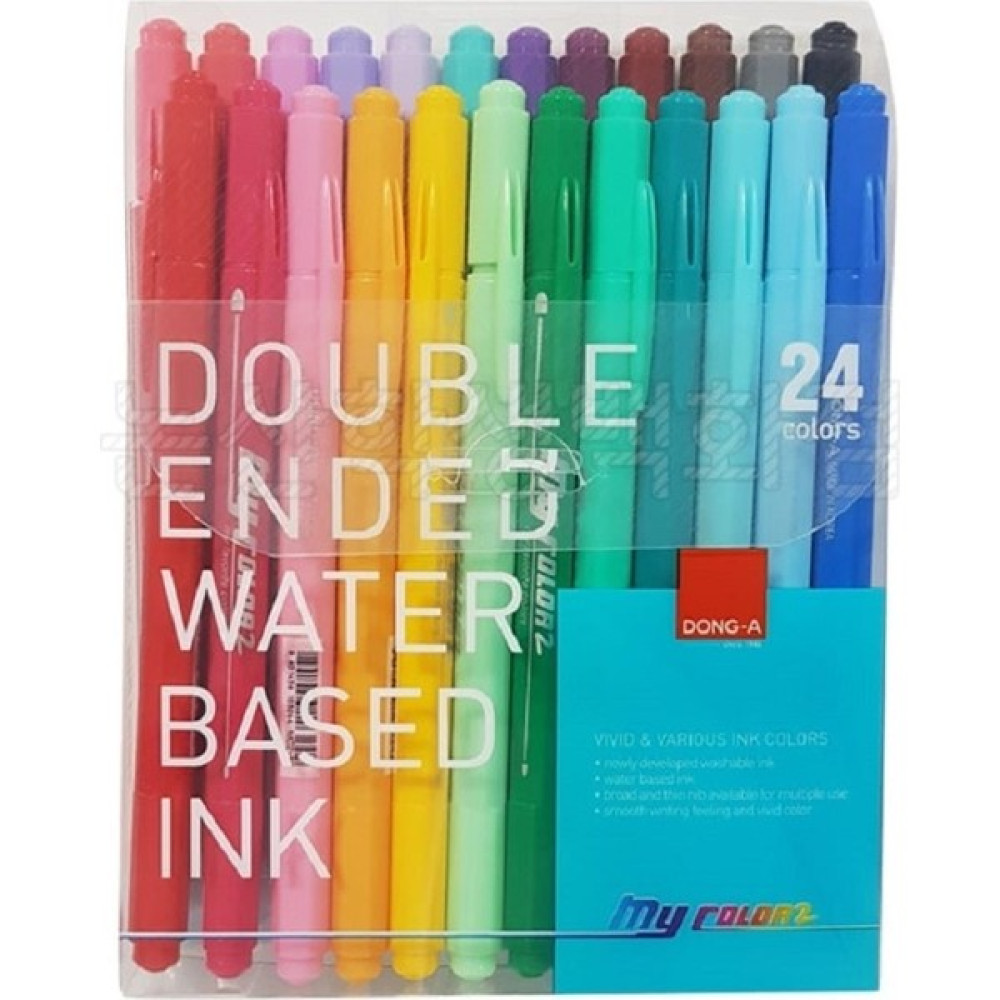 Donga Dong A Donga My Color 24 Renk 2 Çift Taraflı Keçeli Kalem Keçe Uçlu Kalem Fiyatı