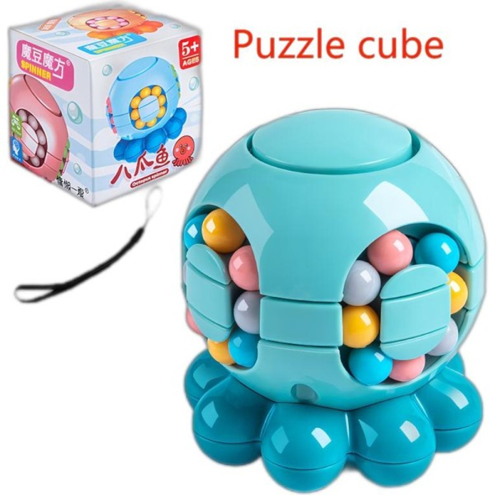 Dongneng Ahtapot Puzzle Küp Zeka Oyuncağı - Mavi (Yurt Dışından) - Mavi Desenli - 1 Oto Boyaları Fiyatı