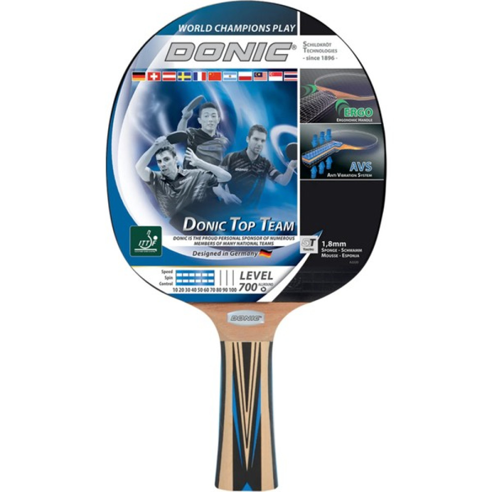 Donic Masa Tenisi Raketi Donic Top Team Level 700 Ittf Onaylı 1.8mm Oto Boyaları Fiyatı