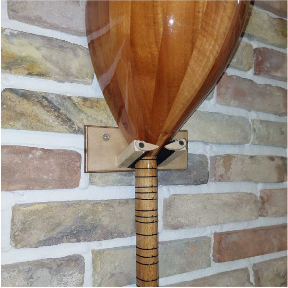 Donizetti 2 Adet Ahşap Bağlama Saz Duvar Askısı Standı - Natural Bağlamalar Fiyatı