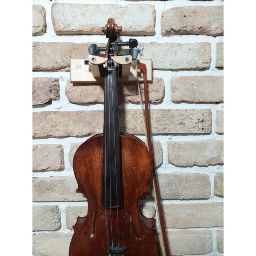 Donizetti Keman Standı Duvar Askı Aparatı Ahşap Tasarım - Kahve Kemanlar Fiyatı