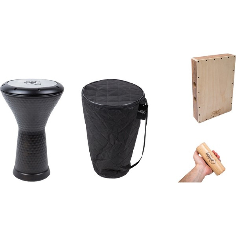 Donizetti Siyah Mısır Darbuka - Seyahat Kajon Cajon Shaker Marakas Full Perkusyon Vurmalı Çalgılar Fiyatı