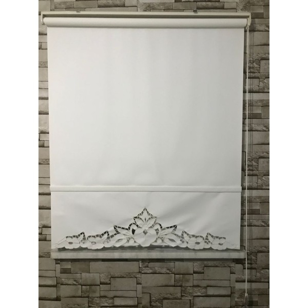 Dönmez Home Nakış Işlemeli Stor Perde - Ekru - 100 x 200 cm Stor Perde Fiyatı