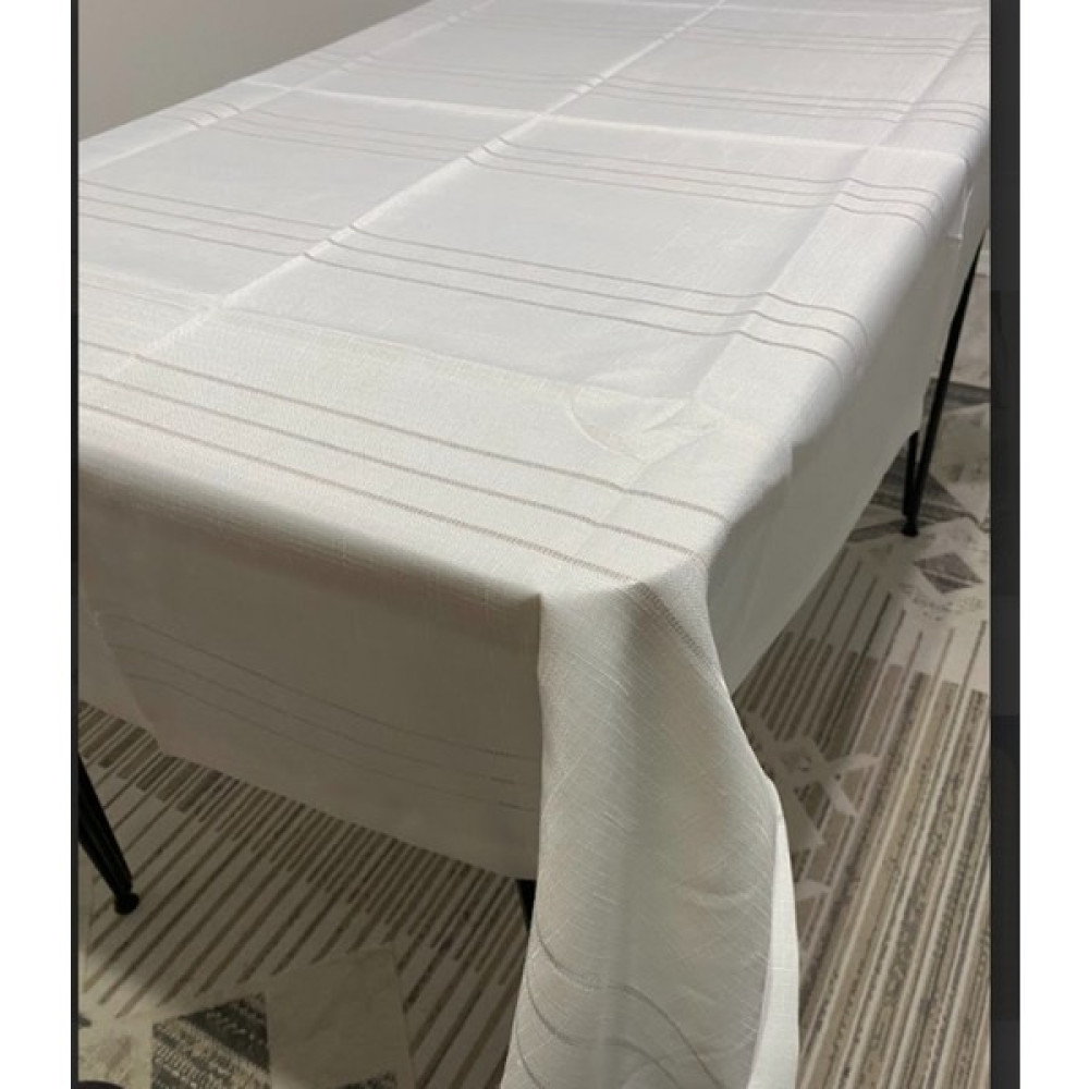 Dönmez Store Düz Renk Balkon ve Mutfak Dertsiz Masa Örtüsü - 120 x 150 cm - Krem Masa Örtüsü Fiyatı
