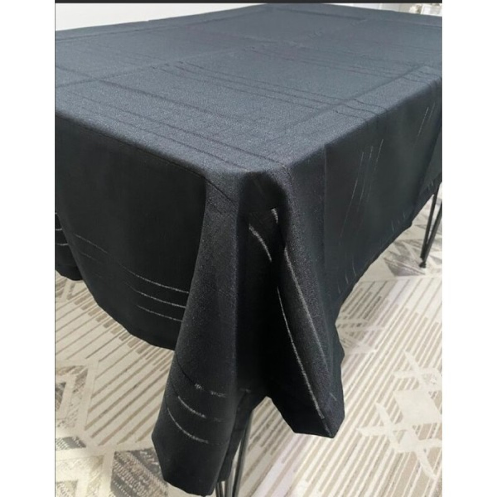 Dönmez Store Düz Renk Balkon ve Mutfak Dertsiz Masa Örtüsü - 120 x 150 cm - Siyah Masa Örtüsü Fiyatı