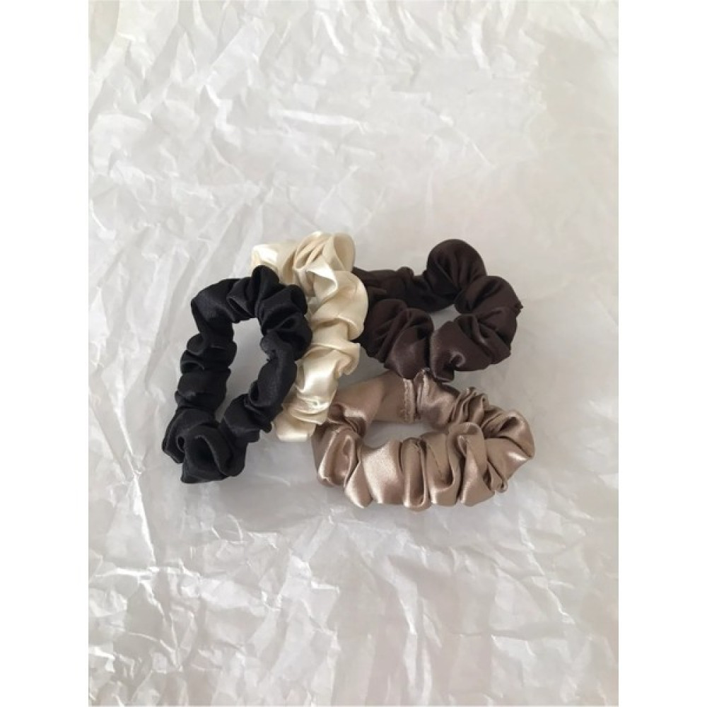 Donna Liberta Kadın Saten Kumaş Küçük Scrunchie Simit 4'lü Toka Seti Toka, Taç & Saç Bandı Fiyatı