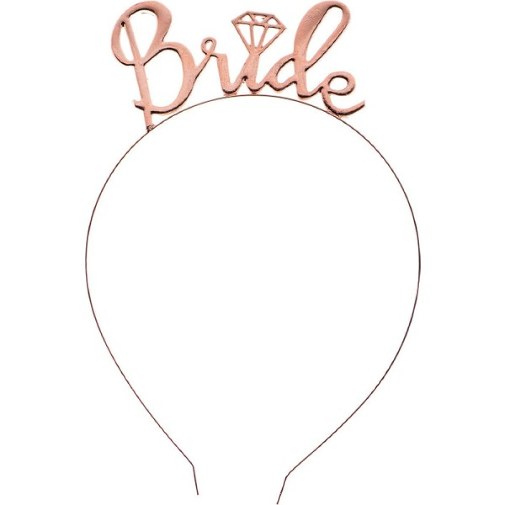 Doop Market Taç - Bride - Metal - Rose Gold - Bride To Be Toka Hediyeli - Parti - 20 Yaş Toka, Taç & Saç Bandı Fiyatı
