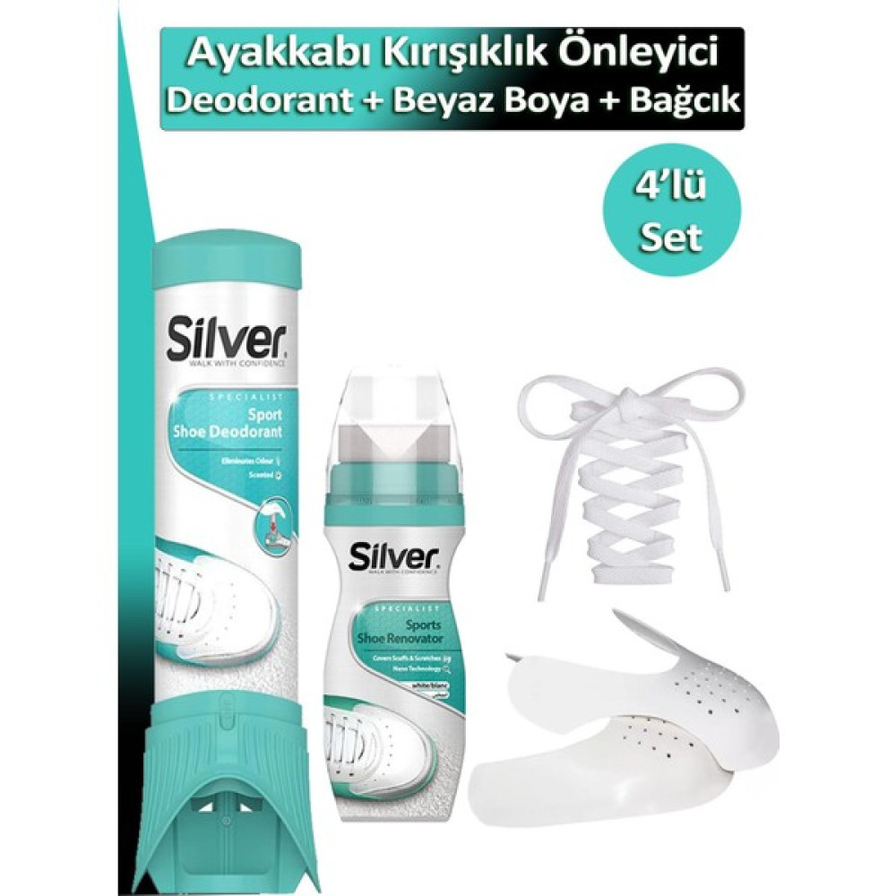 Dopar Ayakkabı Kırışıklık Önleyici Koruyucu M + Ayakkabı Deodorantı Beyaz Ayakkabı Boyası Bağcık 4'lü Set Ayakkabılar ve Çantalar Fiyatı