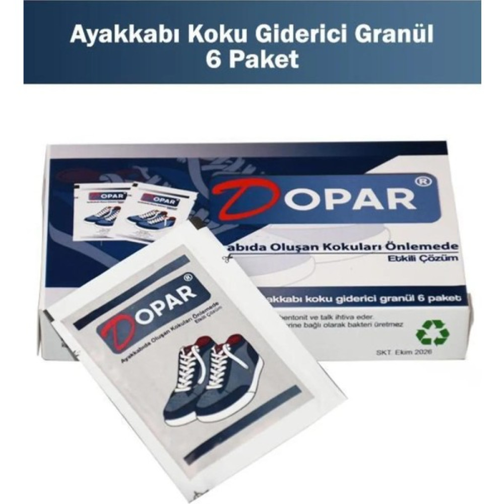 Dopar Ayakkabı Koku Giderici Önleyici Granül Pudra Toz Ayak Bakımı Fiyatı
