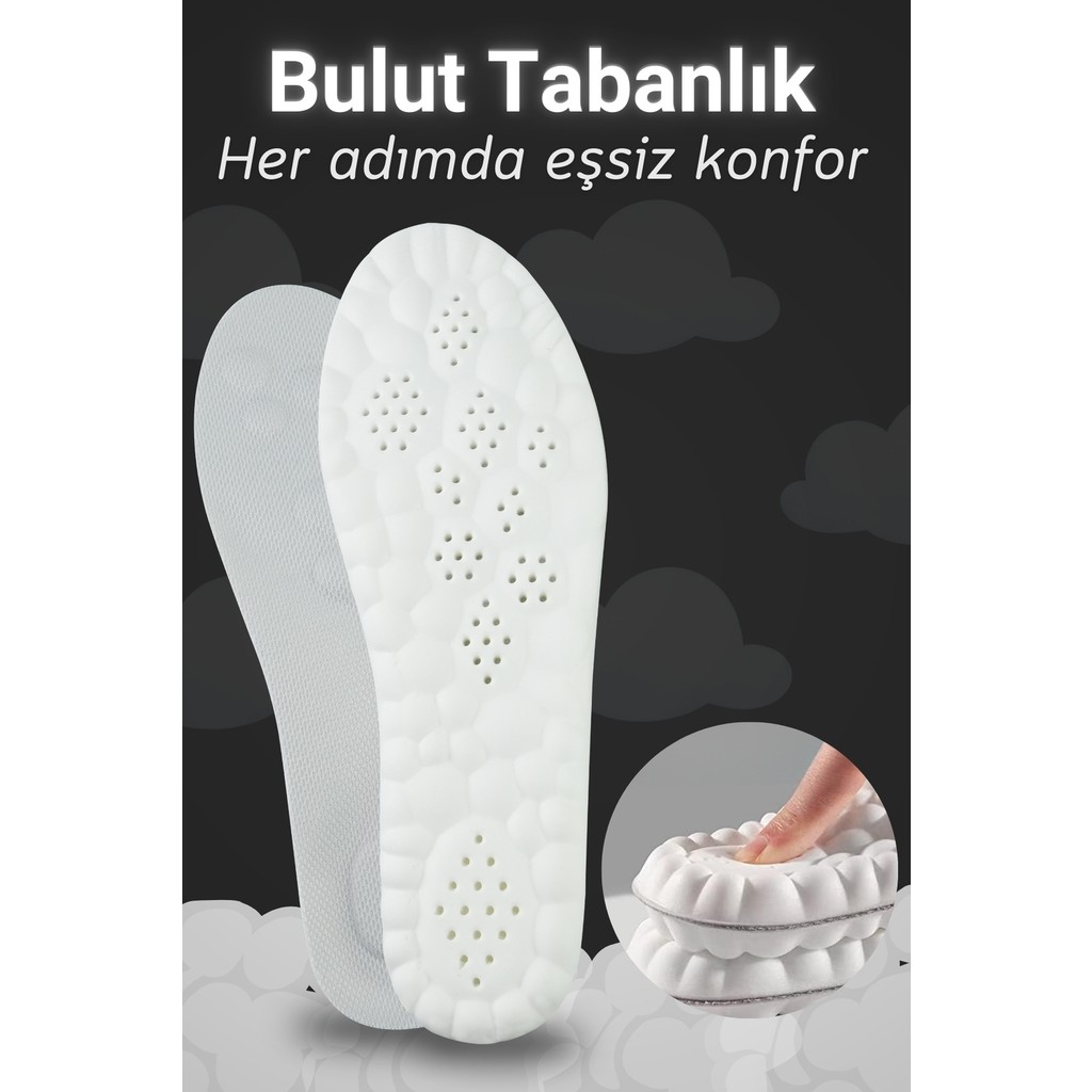 Dopar Ortopedik Tabanlık 4d Bulut Teknolojisi Şok Emici Masaj Destekli Taban Diğer Fiyatı