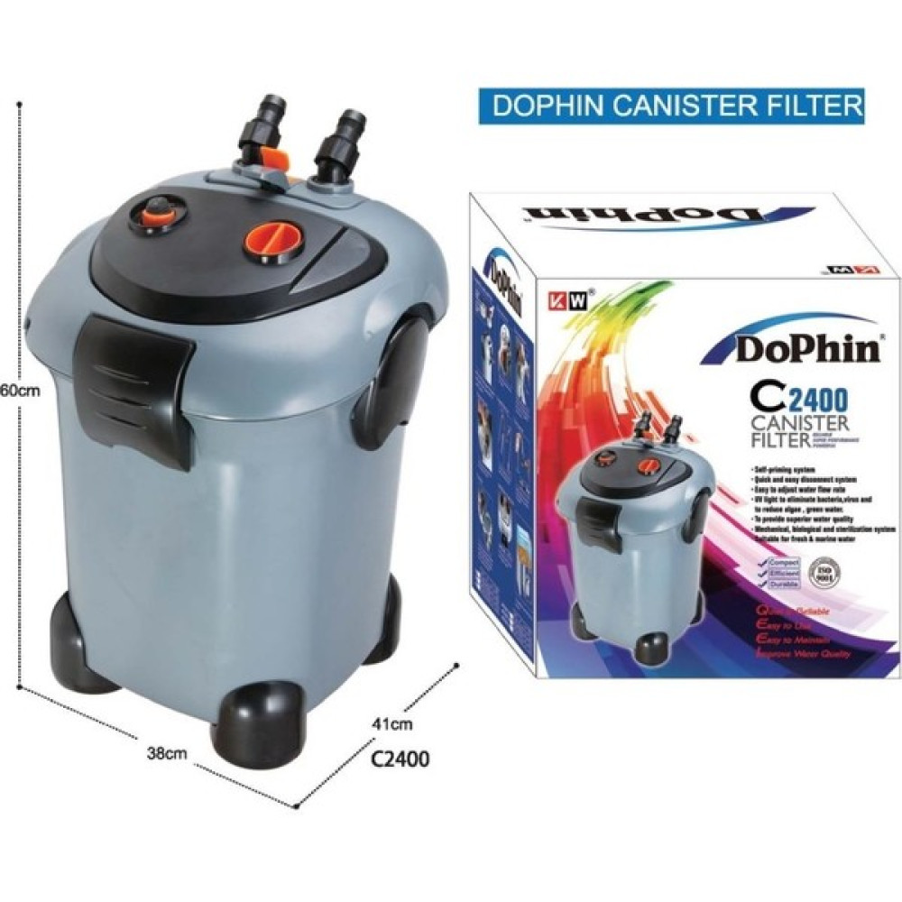 Dophin C2400 Akvaryum Dış Filtre 3100 L/H Evcil Hayvan Ürünleri Fiyatı