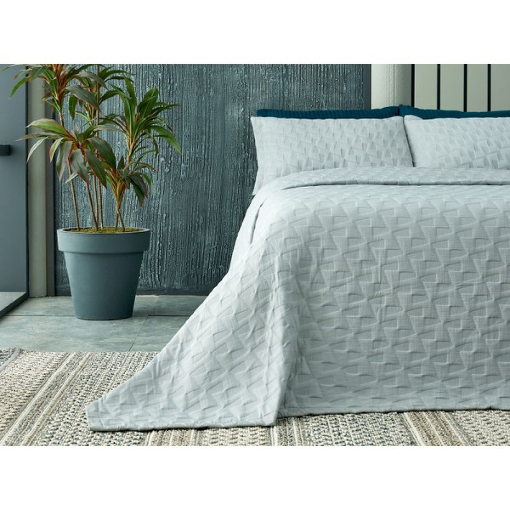 Doqu Home Arya Çift Kişilik Yatak Örtüsü - Gri - 250 x 240 cm Yatak Örtüsü Fiyatı