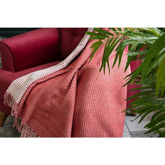 Doqu Home Kiremit Skoç Çift Kişilik Battaniye