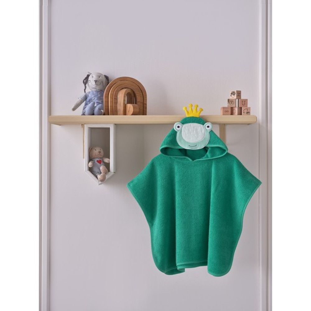 Doqu Home Kral Kurbağa Figürlü Havlu Panço - Piny Bebek Havlu Panço - King Frog - Pamuk - Yeşil - 0 - 3 Yaş Oto Boyaları Fiyatı