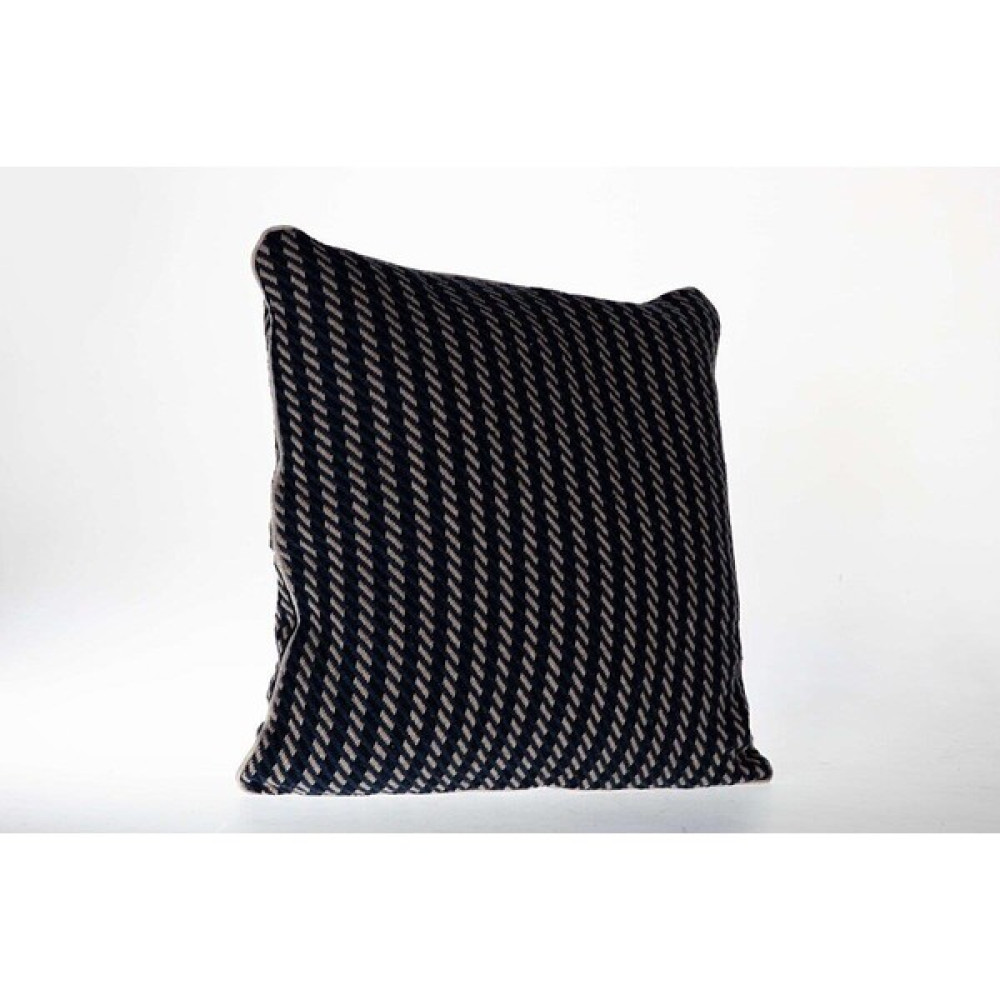 Doqu Home Stripe Desen Lacivert Dekoratif Içi Dolgulu Kırlent 45X45 cm - Lacivert - 45 x 45 cm Kırlent / Mobilya Yastığı Fiyatı