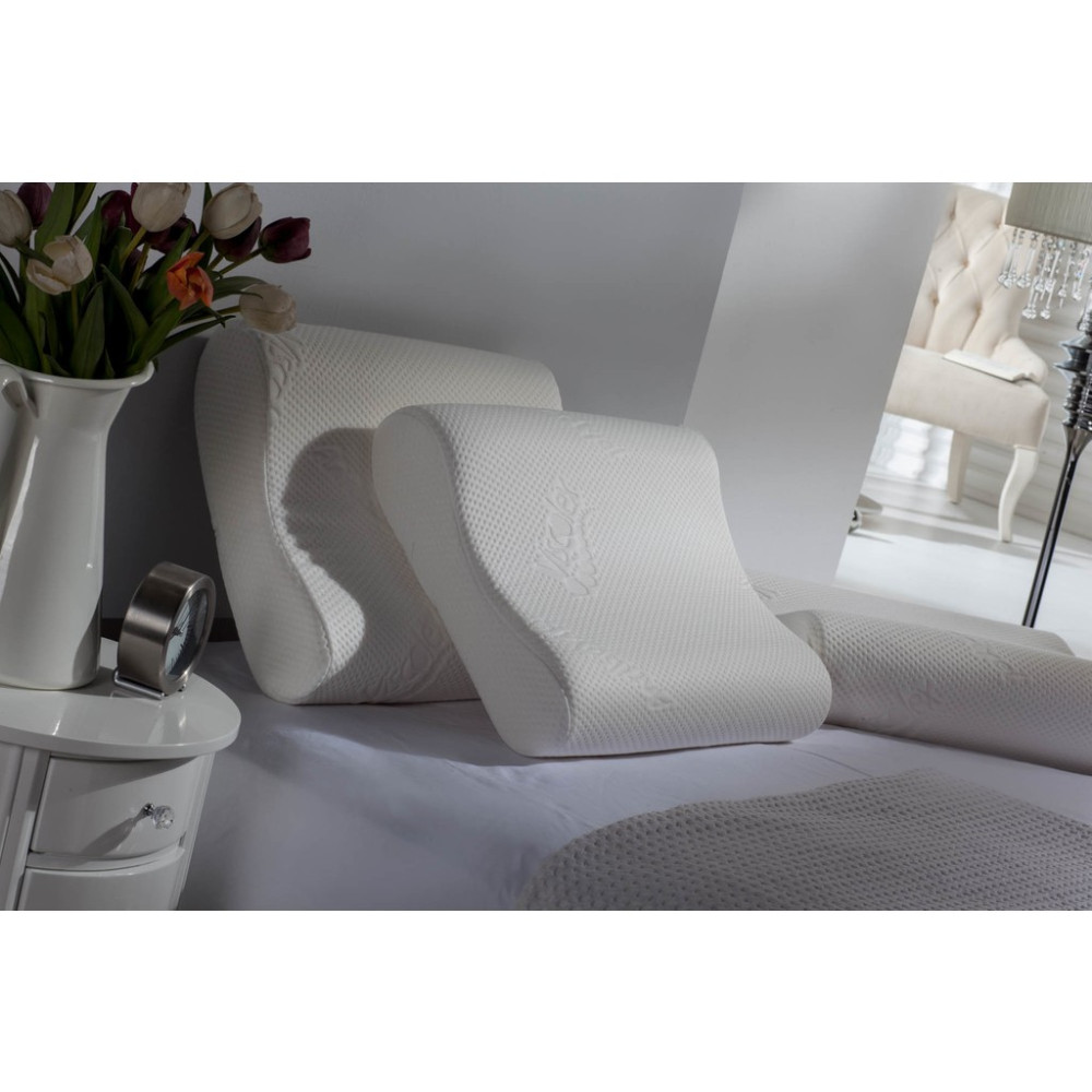 Doqu Home Visco Comfort Yastık - Beyaz - 50 x 45 cm Yastık Fiyatı