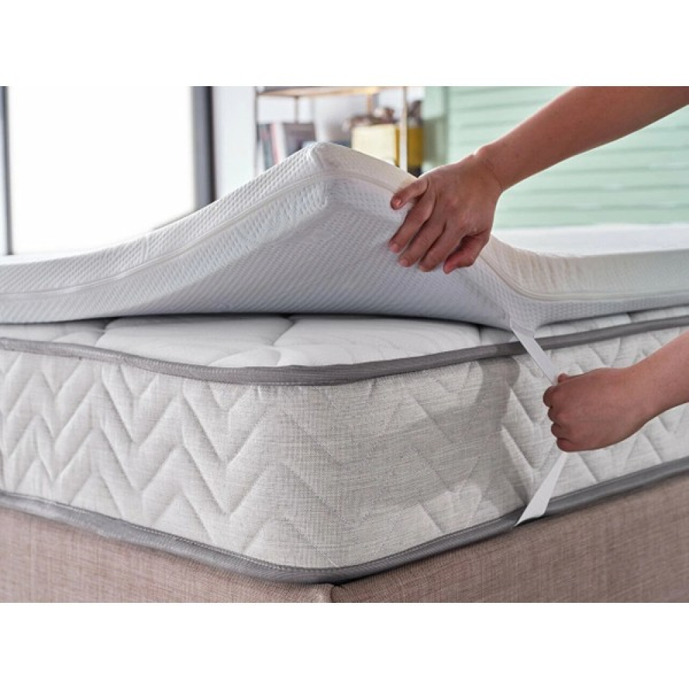 Doqu Home Visco Yatak Pedi 90 x 190 cm - Beyaz Diğer Fiyatı