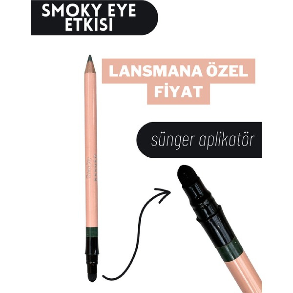 Dora Joy Smoky Göz Kalemi 03 Koyu Yeşil Eye Pencil Sünger Aplikatörlü Oto Boyaları Fiyatı