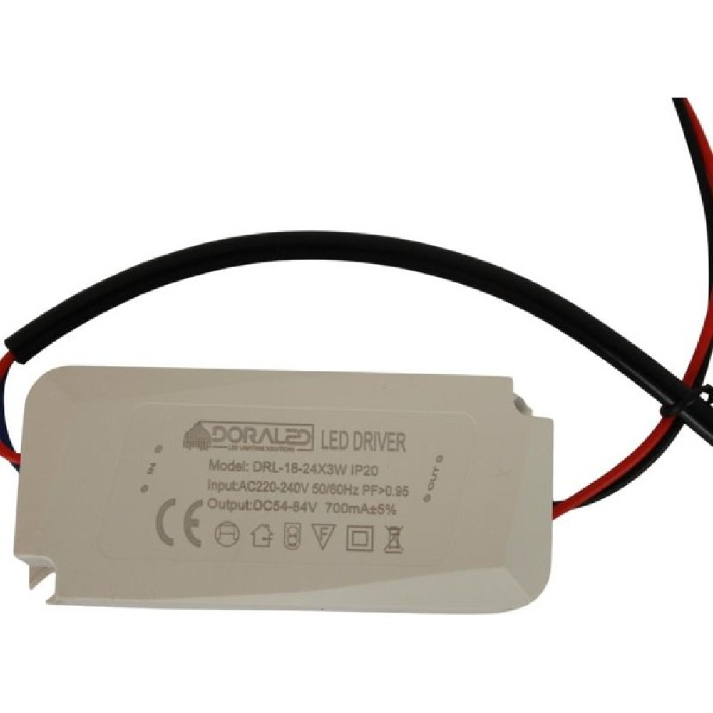 Dora Led 18-24X3W 700MA 54-84V Power LED Driver IP20 Power LED Sürücü Led Aydınlatmalar Fiyatı