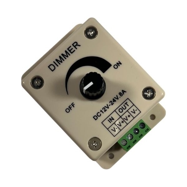 Dora Led Manuel LED Dimmer 12-24V 8A Dc Dimmer 12-24 Volt Şerit LED Dimmer Led Aydınlatmalar Fiyatı