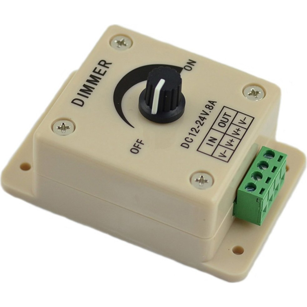 Dora Led Manuel LED Dimmer 12-24V 8A Dc Dimmer 12-24 Volt Şerit LED Dimmer Led Aydınlatmalar Fiyatı