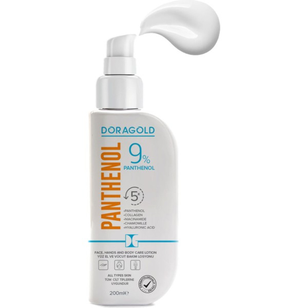 Doragold Panthenol Yüz El ve Vücut Bakım Losyonu %9 Panthenol Nemlendirici Krem 200 ml Oto Boyaları Fiyatı
