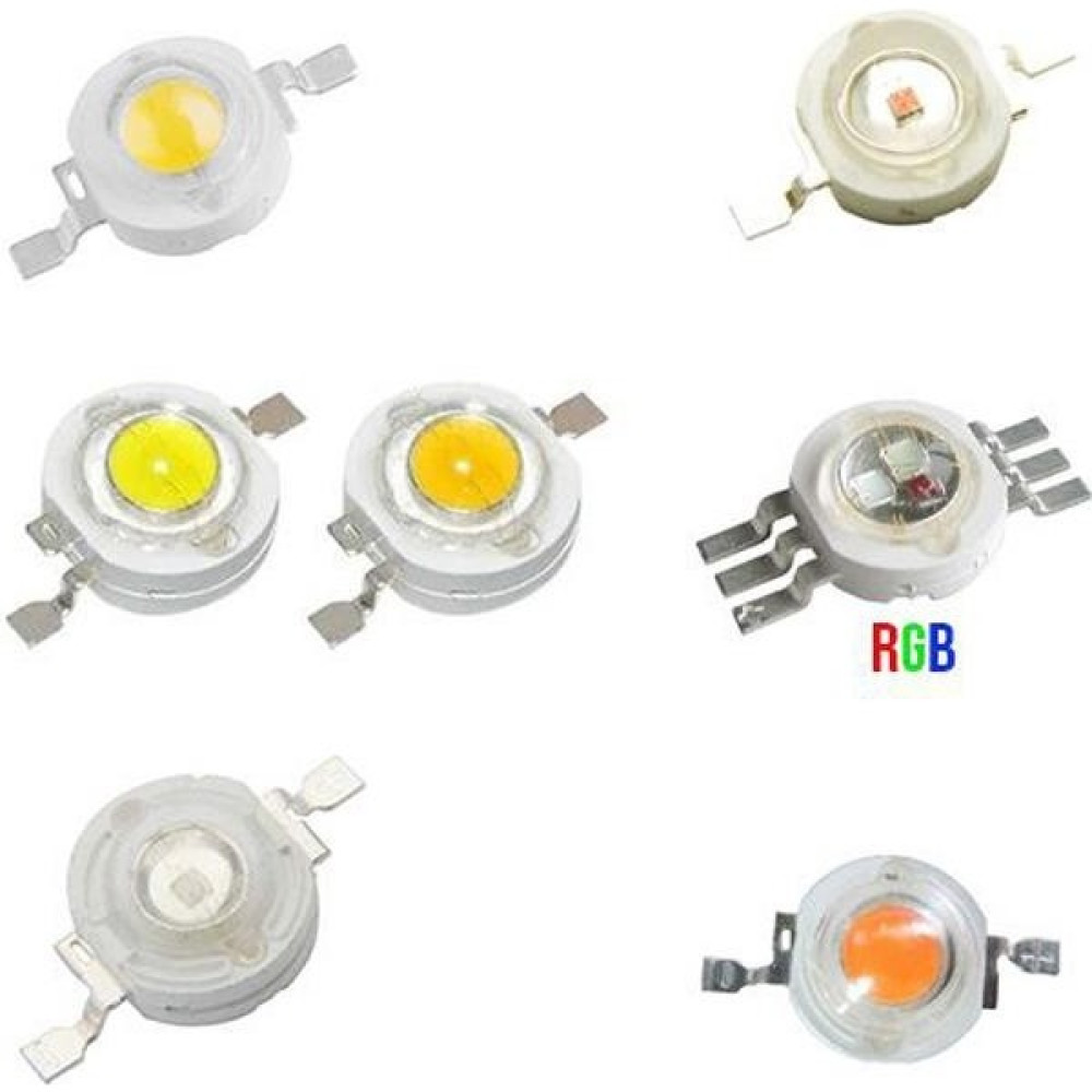 Doraled Power LED 1-3 Watt 350-700MA 3 Watt - Ir 1-3W (Infrared) 840-850NM 10 Adet Led Aydınlatmalar Fiyatı