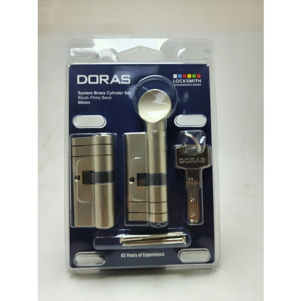 Doras Çift Tuzaklı Set Barel 68MM Gri Kilit Fiyatı