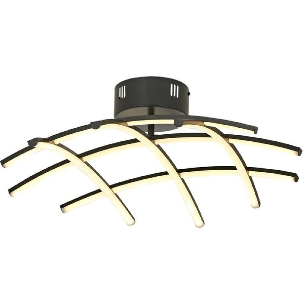 Dorbien ER-10379-3BSY Siyah Boyalı Modern Avize LED Metal Pleksi 60X60CM - 6'lı Avize Fiyatı