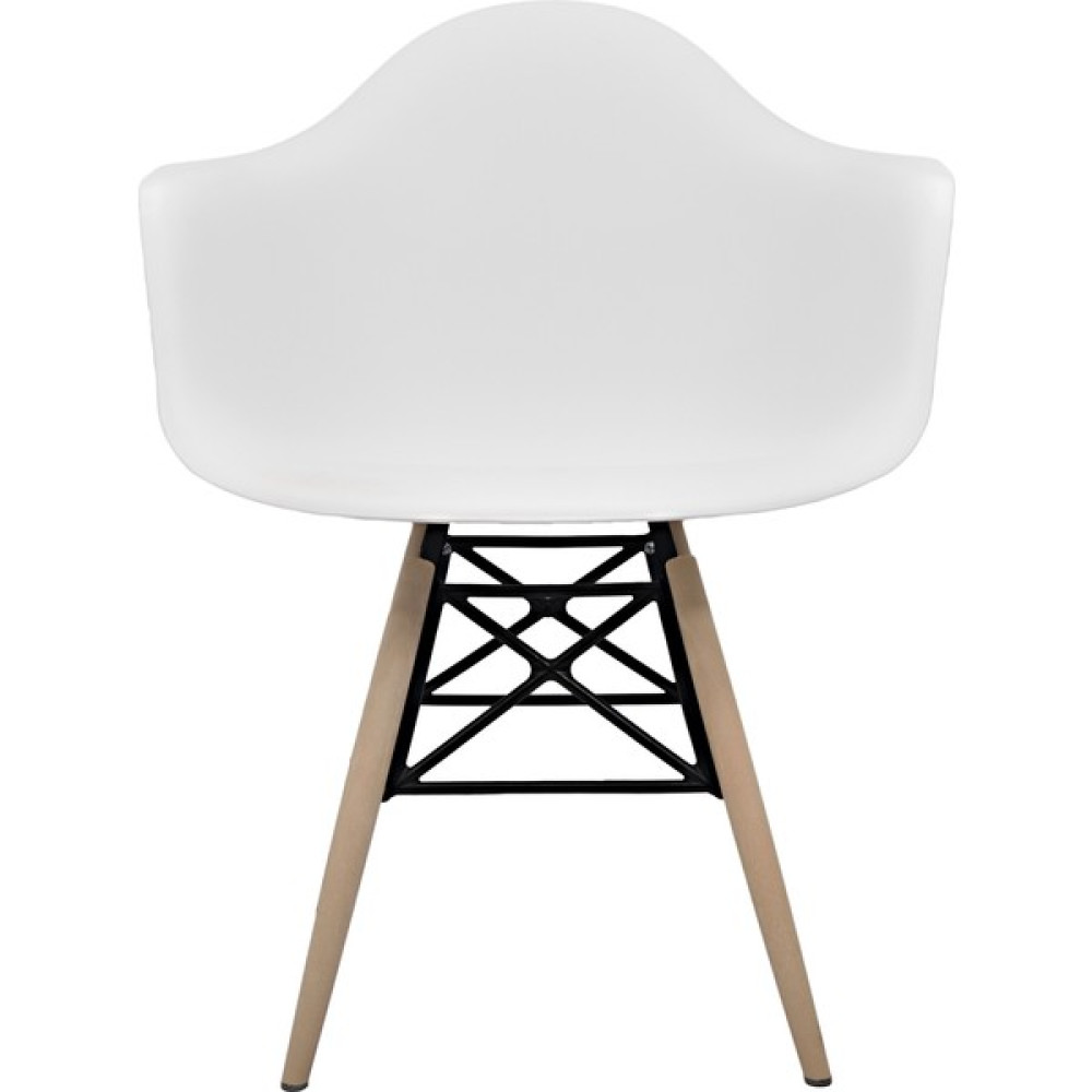 Dorcia Home Kolçaklı Beyaz Eames Plastik Kafesli Sandalye - Cafe Balkon Mutfak Sandalyesi Masa - Sandalye & Tabure Fiyatı