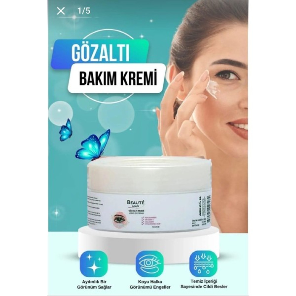 DOREE BEAUTE Göz Altı Torba ve Morlukları & Koyu Halka Karşıtı Göz Aydınlatıcı Bakım Kremi Göz Kremi Fiyatı
