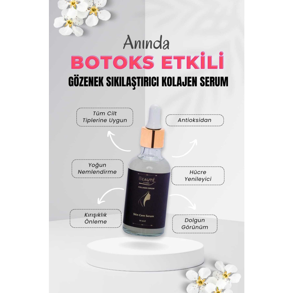 DOREE BEAUTE Kırışıklık Giderici Botox Etkili Gözenek Sıkılaştırıcı Kolajen Serum 50ml Cilt Temizleme ve Peeling Fiyatı