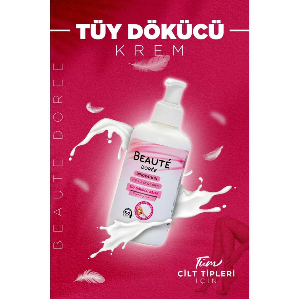 DOREE BEAUTE Premium Tüy Dökücü Krem (kokusuz Özel Formül) 250 ml Tüy Dökücüler ve Azaltıcılar Fiyatı