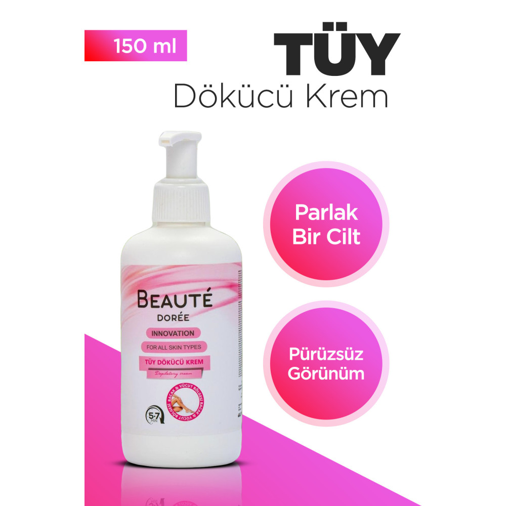 DOREE BEAUTE Tüy dökücü & tüy azaltıcı tüy alma kremi özel formül 150 ml Tüy Dökücüler ve Azaltıcılar Fiyatı