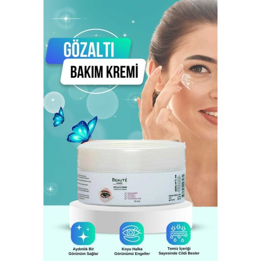 Doreen Shoes Doree Beaute Göz Altı Torba ve Morlukları & Koyu Halka Karşıtı Göz Aydınlatıcı Bakım Kremi 50 ml Göz Kremi Fiyatı