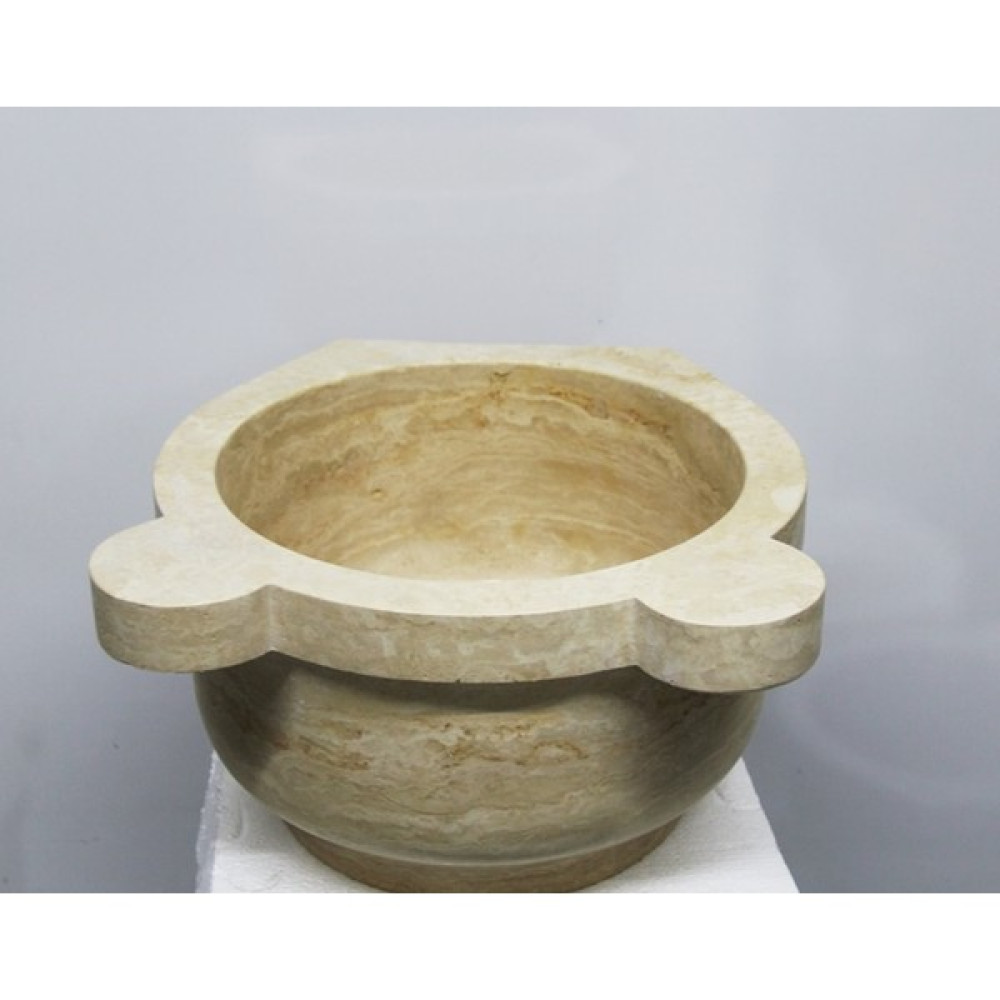 Dorello Mermer Kurna Hamam Taşı Banyo Dorello Bursa Hamam Kurnaları - Bej Lavabo Fiyatı