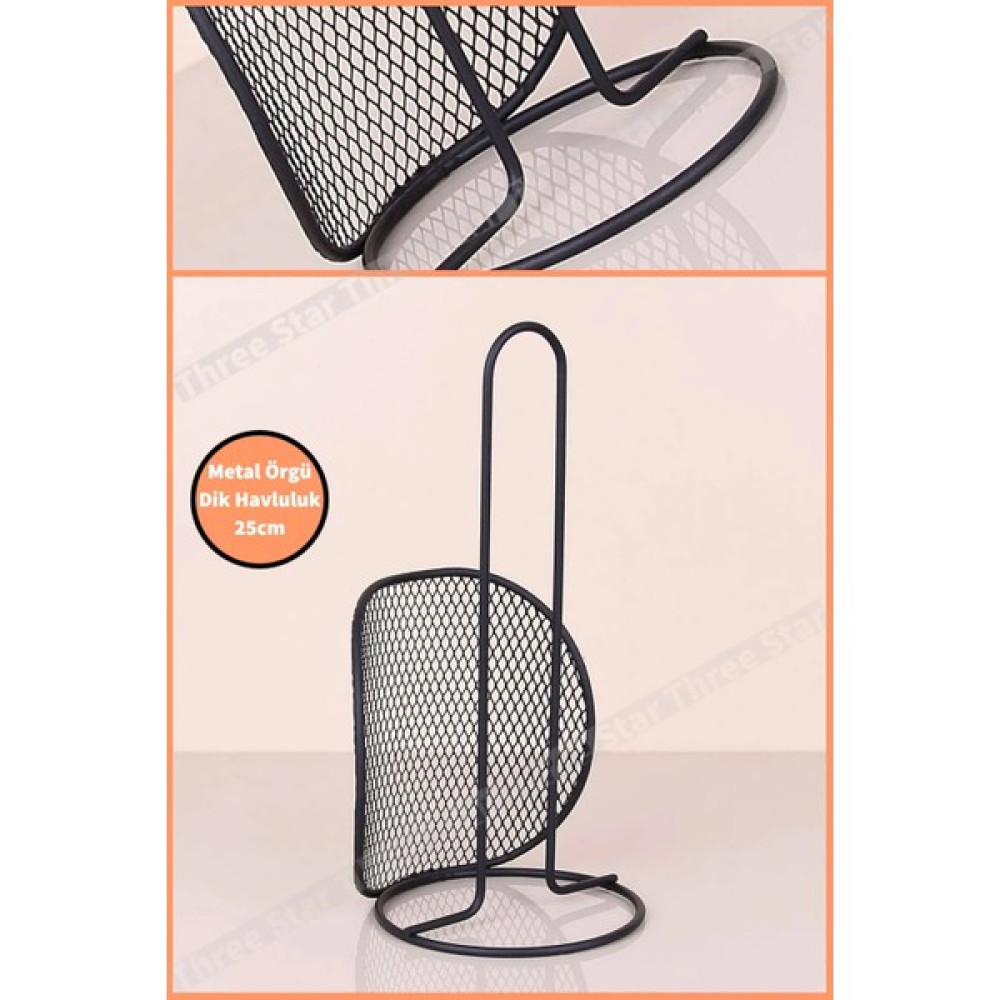 Doremcy Siyah Renk Metal Modern 25CM Dik Havluluk Havlu Peçetelik Dik Havlu Peçetelik Dik Peçetelik Mutfak Gereçleri Fiyatı