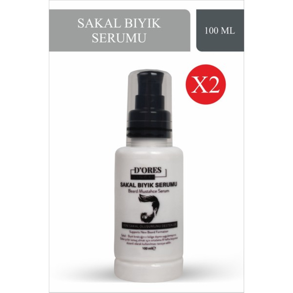 D'ores Lincy 2 X Sakal Ve Bıyık Bakım Serumu 100 Ml Cilt ve Yüz Bakımı Fiyatı