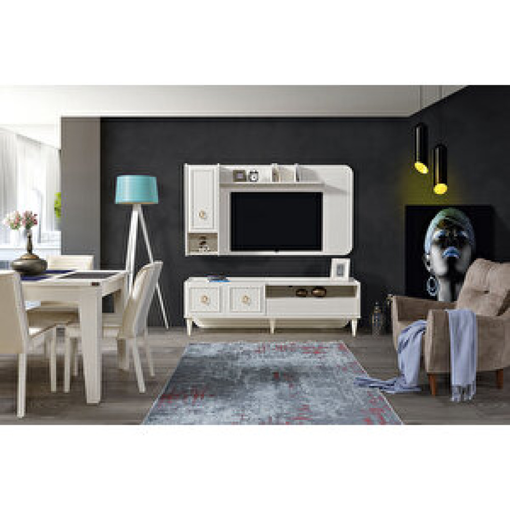Doressa Home Creme Tv Ünitesi Tv Ünitesi / Sehpası Fiyatı