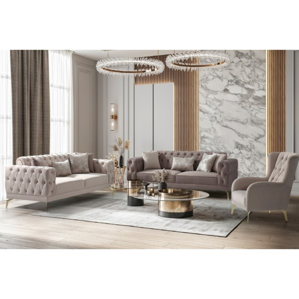 Doressa Home Frepp Koltuk Takımı - Krem Koltuk Takımı / Seti Fiyatı